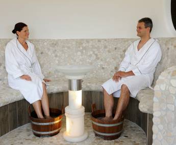 footbath wellness at organic hotel allgäu