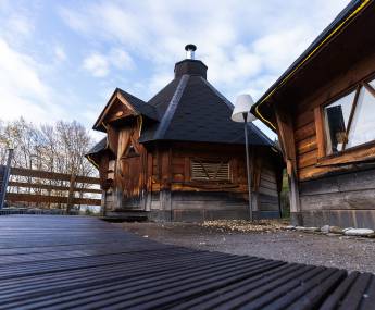 Hotel Eggensberger Außensauna mit Ruhealp