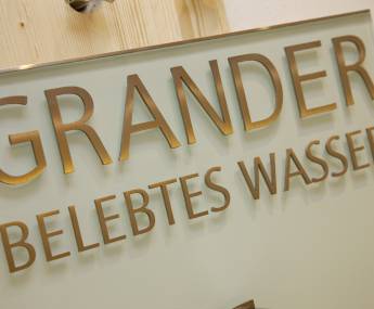 Grander Water at the Biohotel Eggensberger