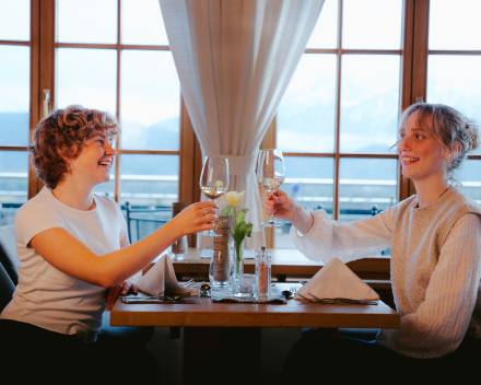Mädels-Auszeit: Aperitif im Wintergarten