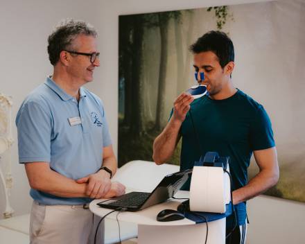 Physiotherapie: Atem Analyse