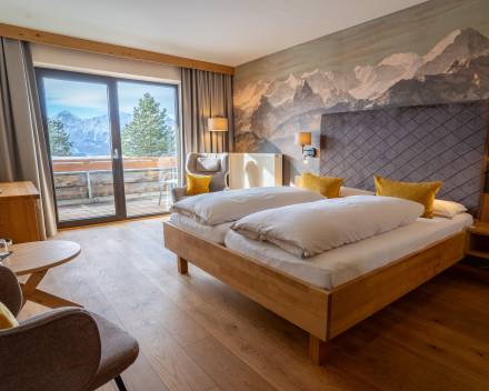 PLUS Doppelzimmer "Bergblick" im Biohotel Eggensberger/Beispiel