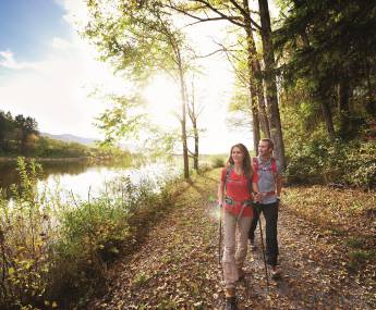 couple hikes by the lake