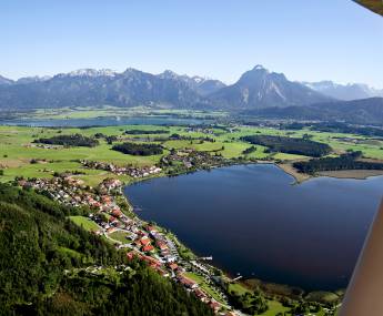 air view hopfen am see