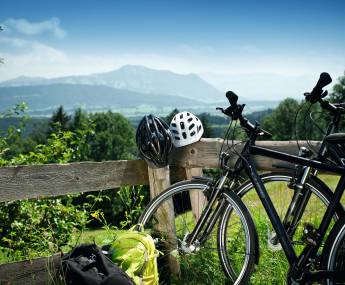 Pause Fahrrad Tour Allgäi