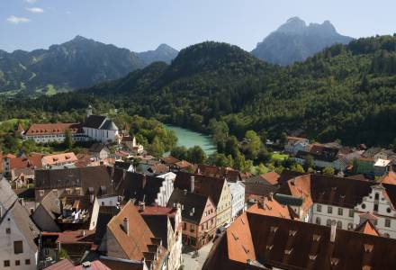 Historische Atstadt Füssen Allgäu 