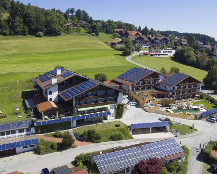 Organic hotel from the air