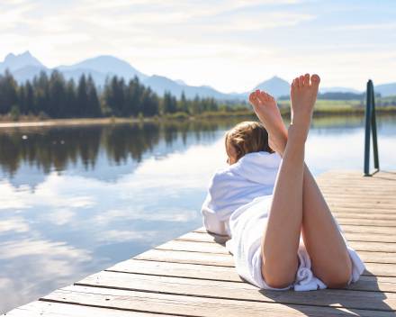 Wellness at the Hopfensee Lake/relaxing naturally