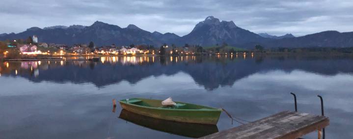 boat at the lake bavaria