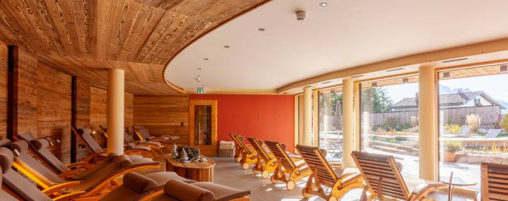 spa area of the wellnesshotel allgäu