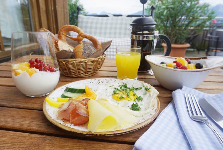 Frühstück im Hotel Eggensberger