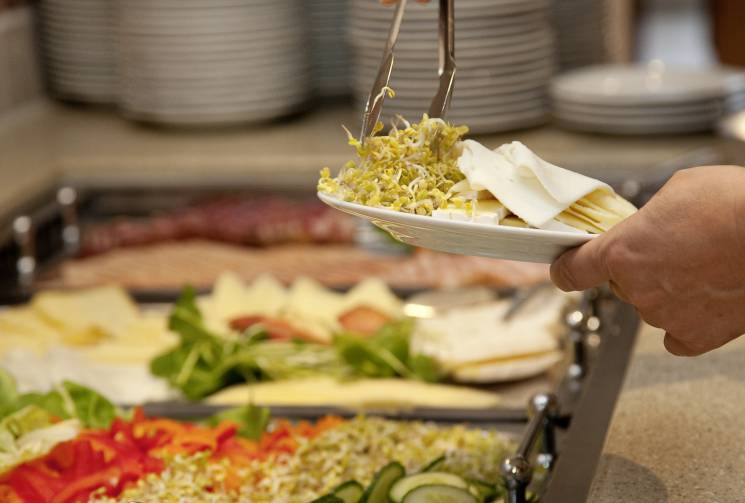 Restaurant Allgäu Buffet frische Produkte