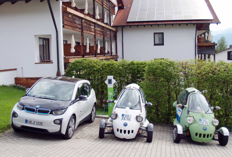 electric cars hotel eggensberger