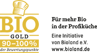Logo "für mehr Bio in der Profiküche" von Bioland e.V.